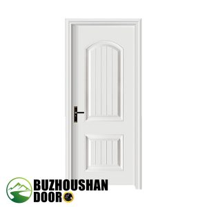 European Design White Deep Carving WPC Filled Door Security Silent Bedroom Doors