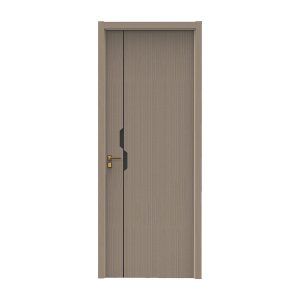 Best Wood Grain Shallow Carving Line WPC Filling Door Strongest Coastal Doors