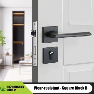 Modern Aluminum Alloy Split Door Handle Lock for WPC Doors