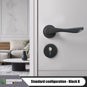Heavy-Duty Aluminum Alloy Split Handle Lock for WPC Interior Doors